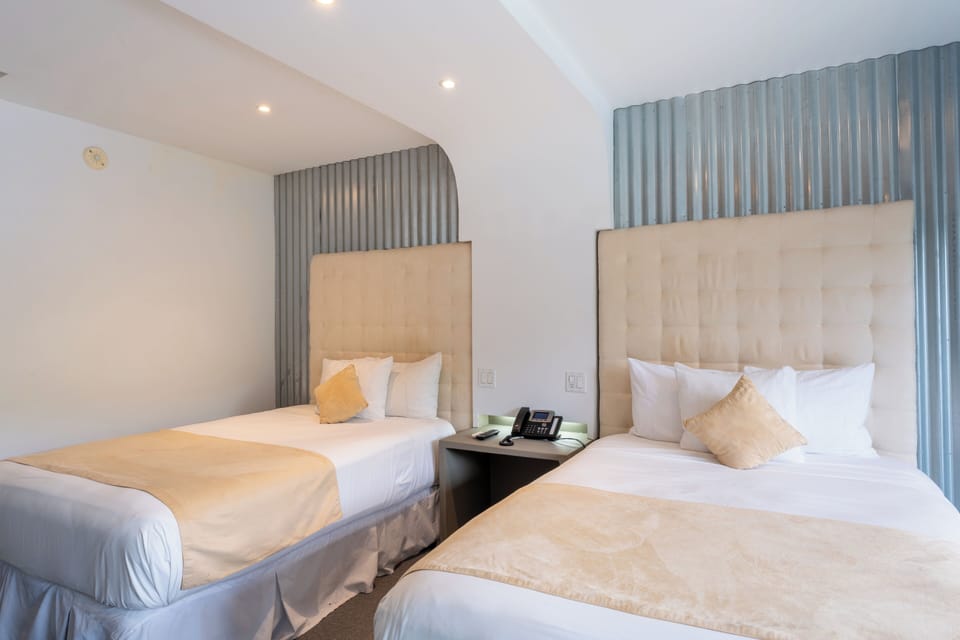 Superior Room, Multiple Beds, Balcony, Pool View | Premium bedding, down comforters, in-room safe, blackout drapes
