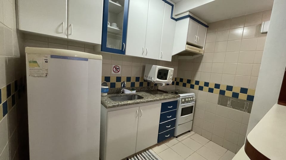 Apartment | Private kitchen | Fridge, microwave, oven, stovetop