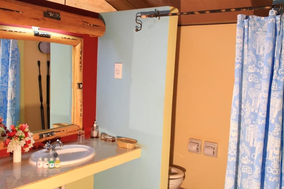 Luxury Tent | Bathroom | Shower, free toiletries, towels