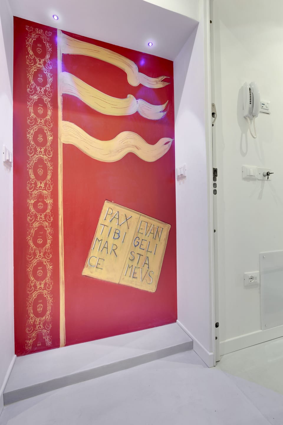 Interior entrance