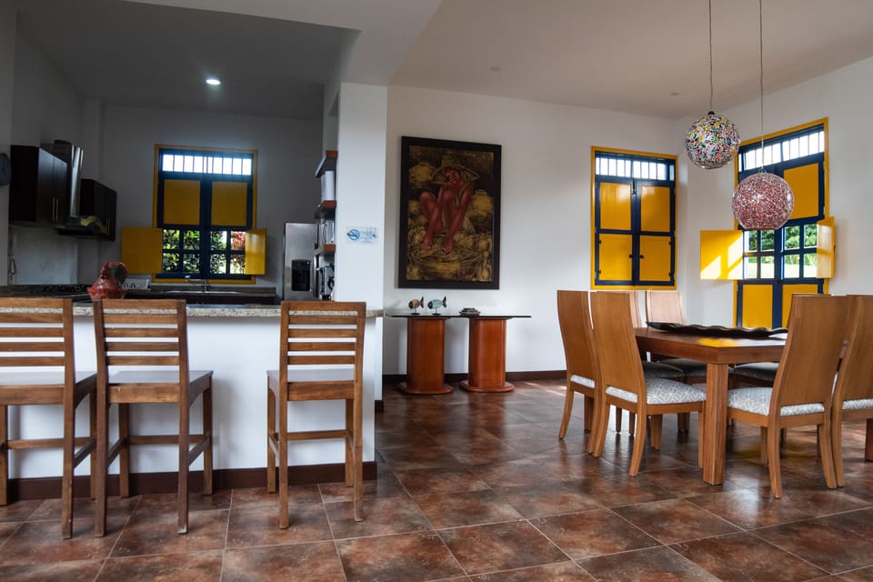 Deluxe House | Private kitchen | Fridge, microwave, oven, dishwasher