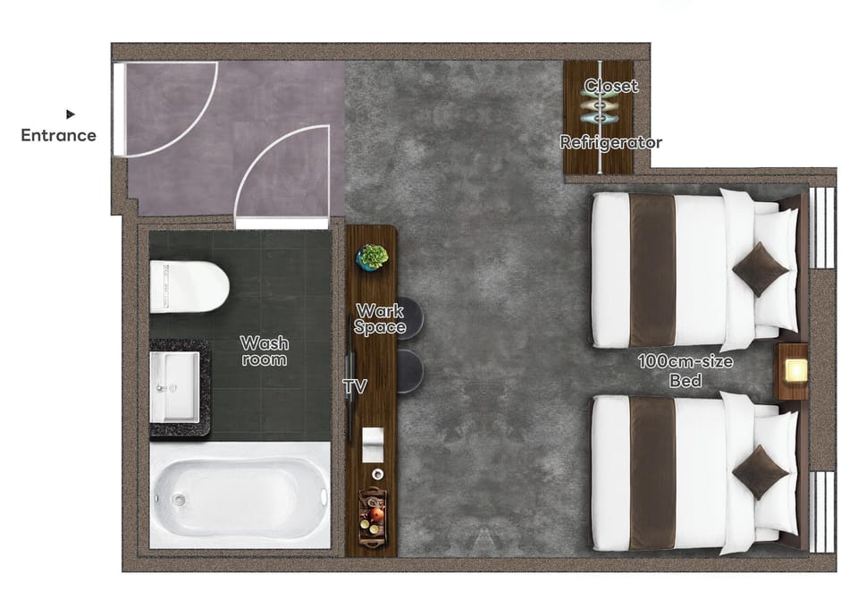 Deluxe Twin Room, 2 Twin Beds, Accessible | In-room safe, blackout drapes, free WiFi, bed sheets
