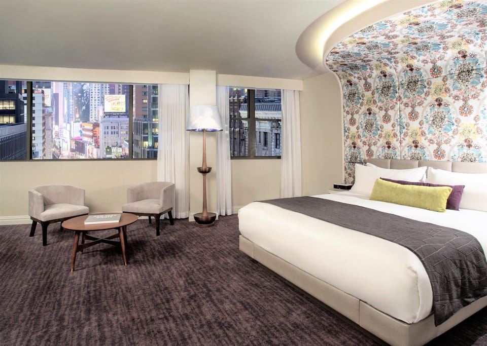 Egyptian cotton sheets, premium bedding, in-room safe, desk