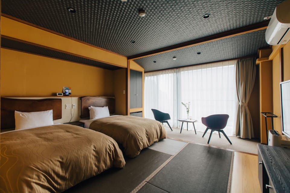 Japanese Style Twin Room - Main Building | In-room safe, free WiFi, bed sheets