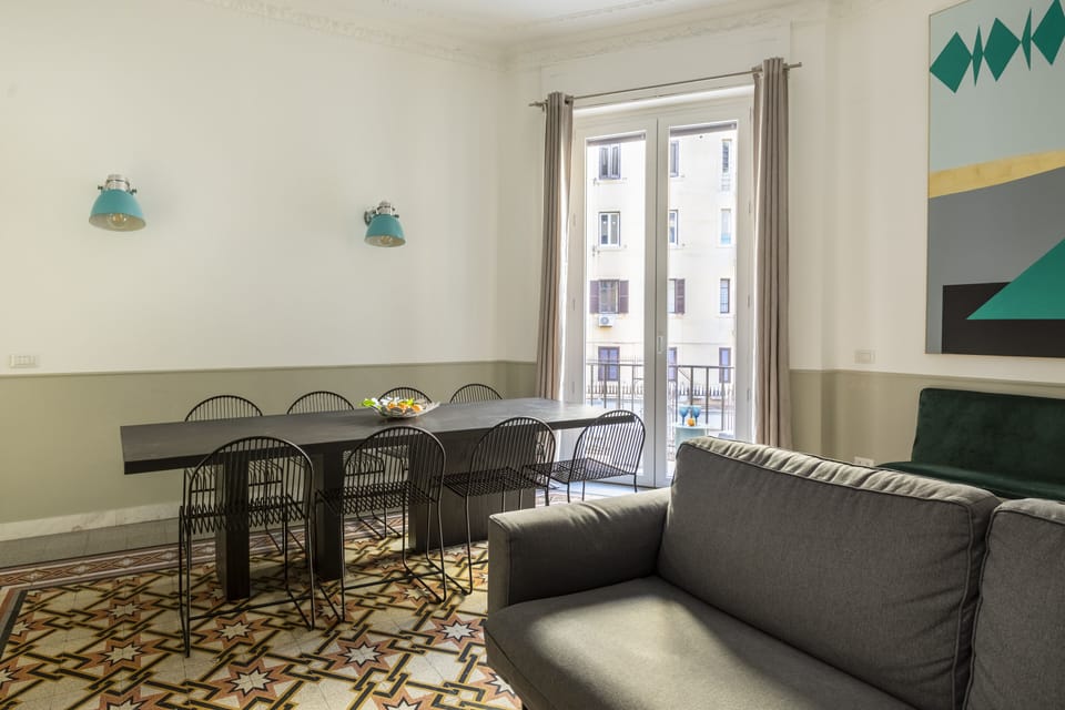 Apartment, 5 Bedrooms | Living area | LCD TV, DVD player
