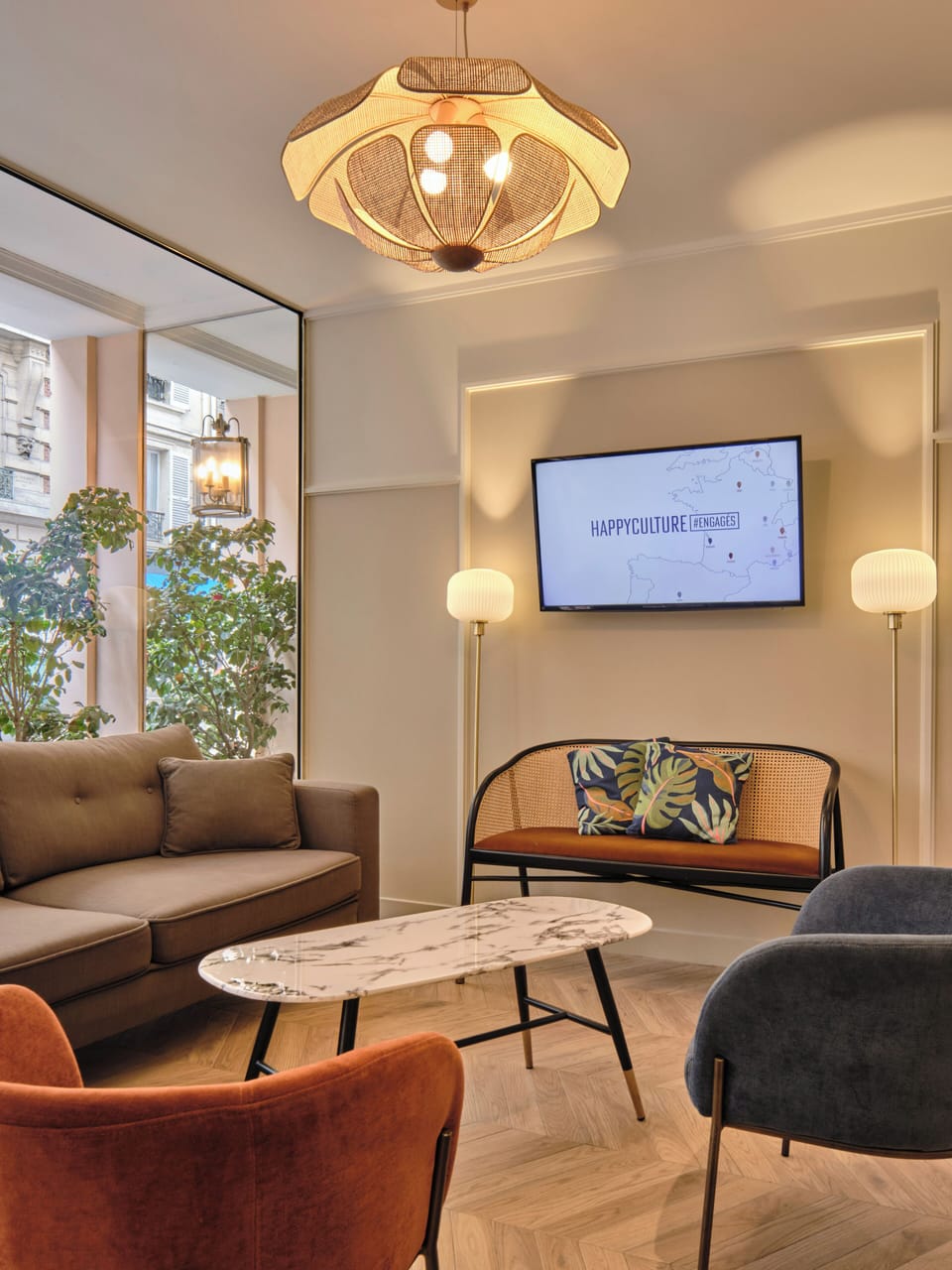Lobby sitting area