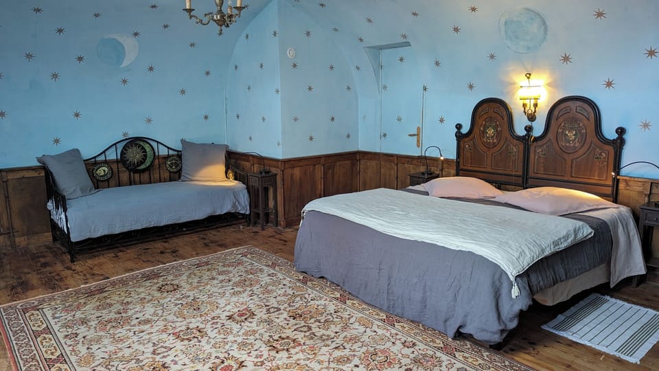 Double Room (Vue sur le Parc) | 1 bedroom, premium bedding, memory foam beds, individually decorated