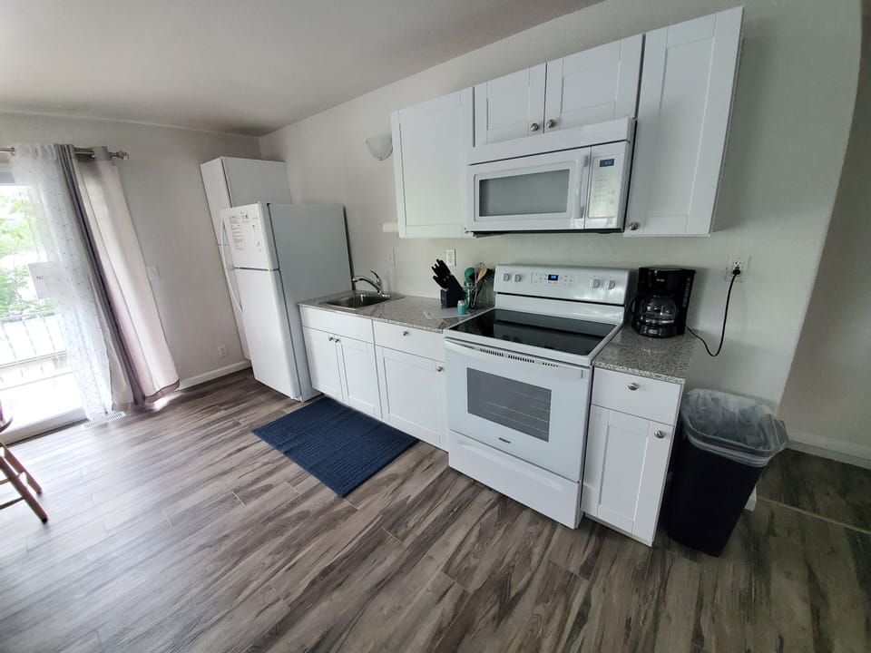 Lakeview Suite-2 Bedroom/1 Bath | Private kitchen | Microwave, coffee/tea maker