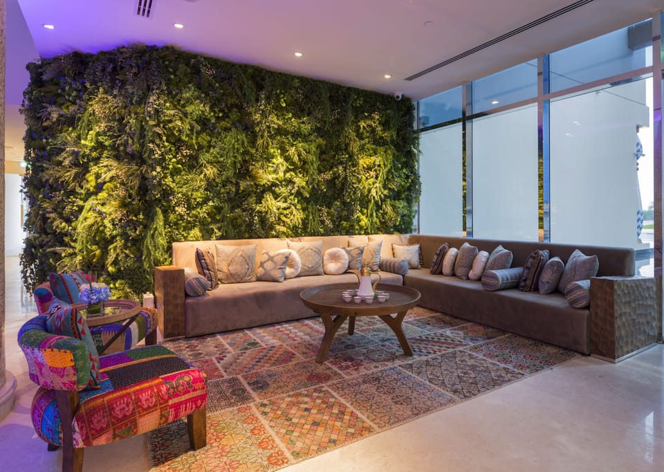 Lobby sitting area