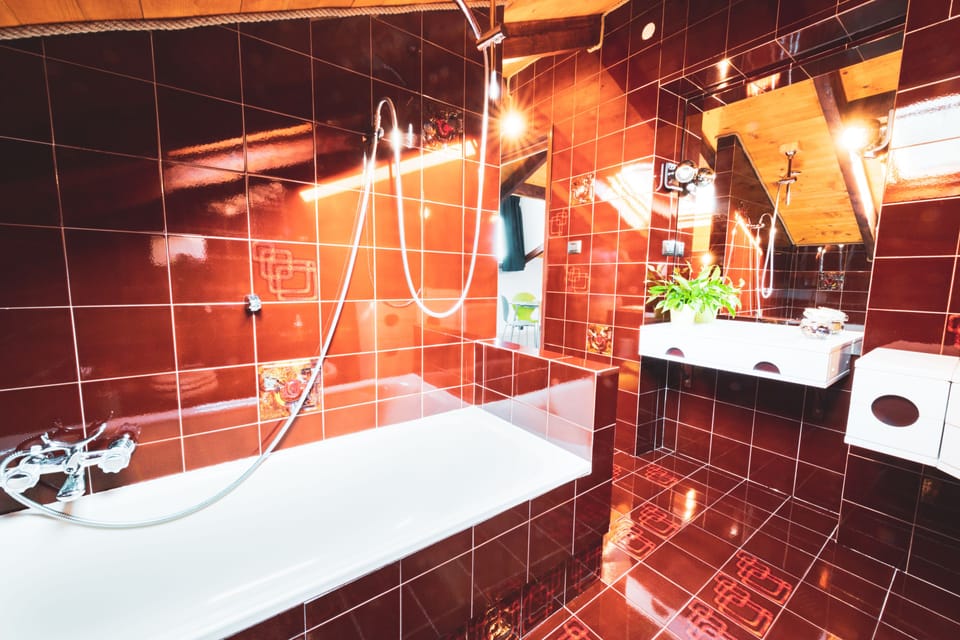 Suite | Bathroom | Combined shower/tub, free toiletries, hair dryer, bidet