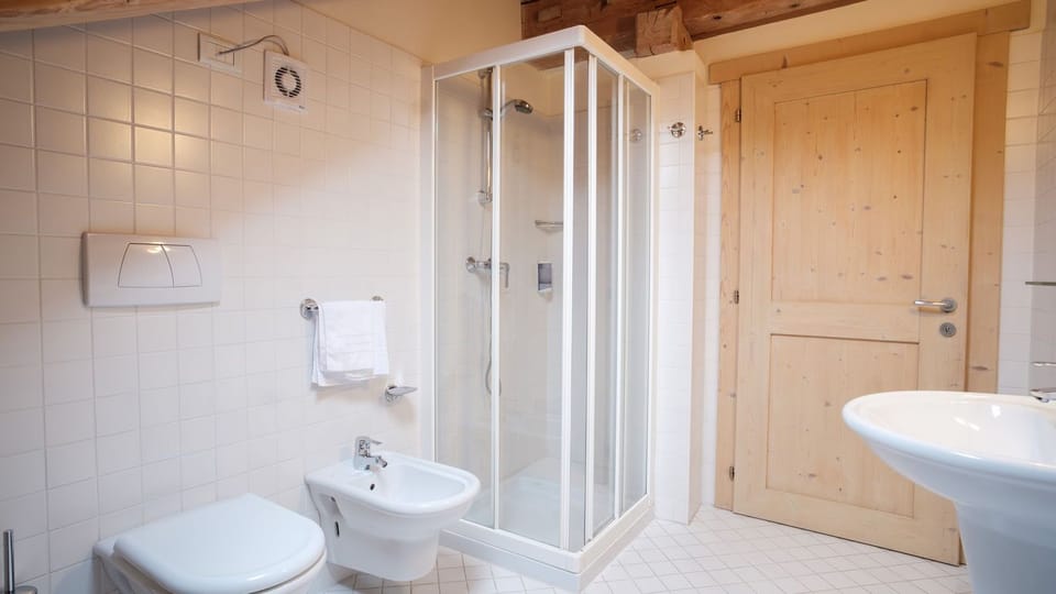 TRIPLE ROOM WITHOUT BALCONY | Bathroom | Free toiletries, hair dryer, bidet