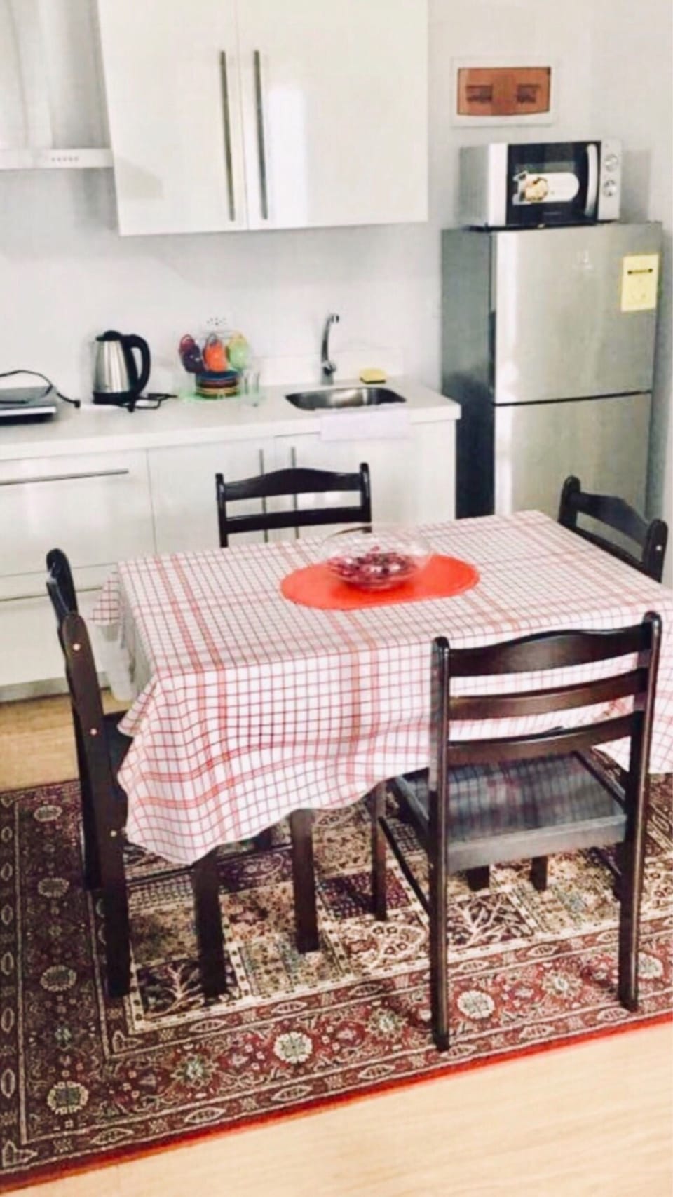 Exclusive Suite, 2 Bedrooms | Private kitchen | Fridge, microwave, stovetop, cookware/dishes/utensils