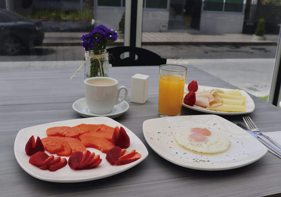 Free daily full breakfast