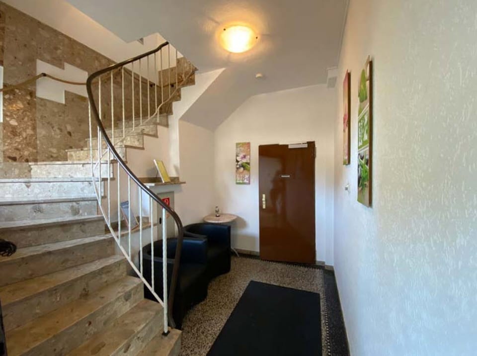 Interior entrance