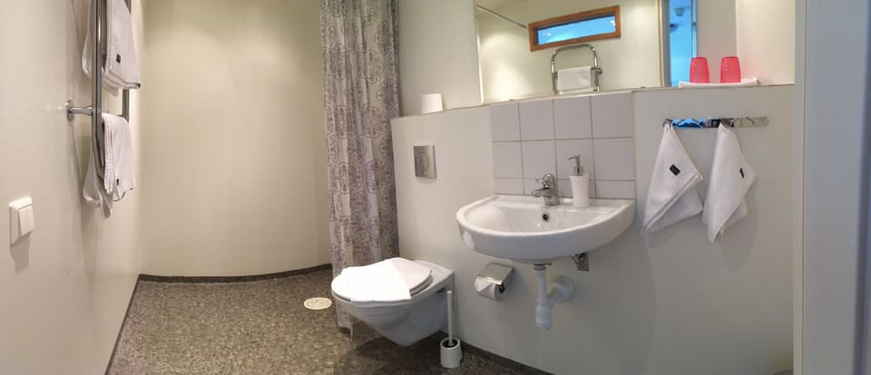 Shower, towels