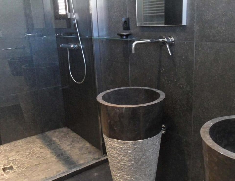 Deluxe Double Room, Terrace | Bathroom shower