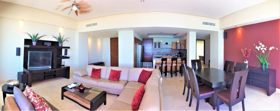 Family Condo, 2 Bedrooms | Living area | Flat-screen TV