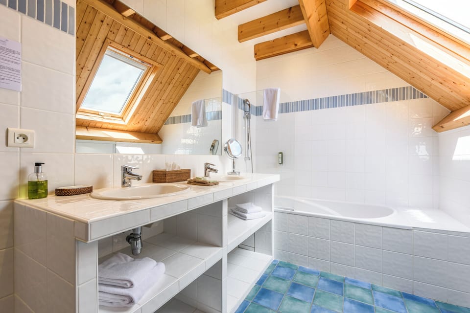 Free toiletries, hair dryer, bathrobes, slippers