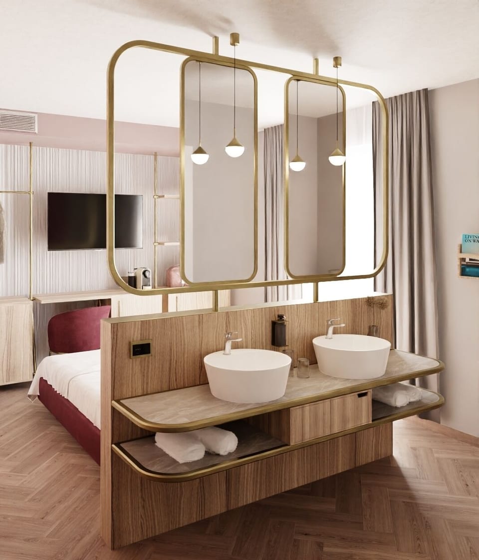 Camera Superior, 1 letto matrimoniale, balcone, vista piscina | Minibar, in-room safe, soundproofing, bed sheets