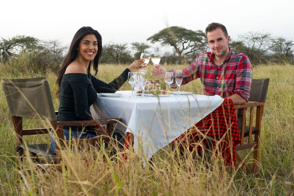 Couples dining