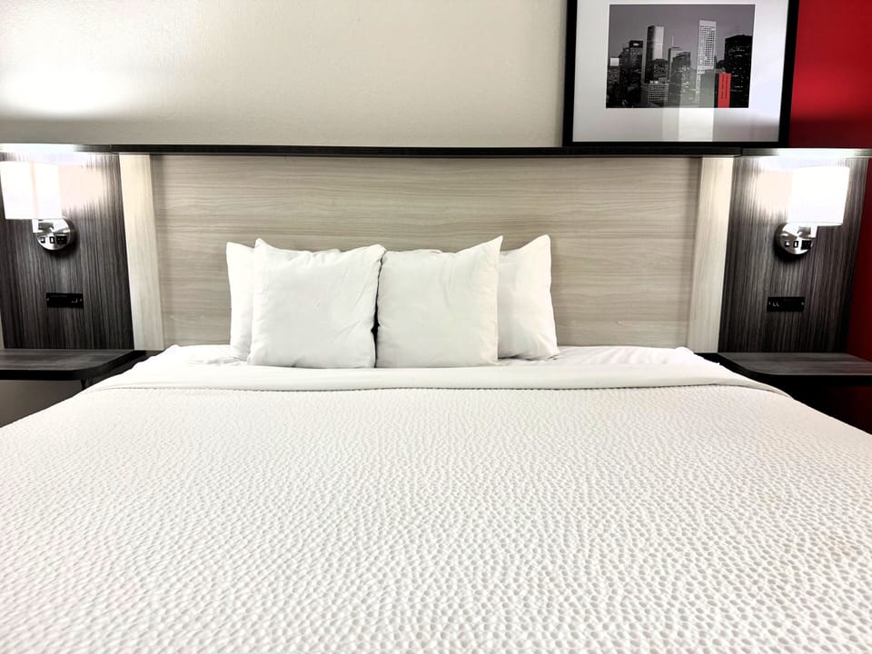 In-room safe, desk, laptop workspace, iron/ironing board