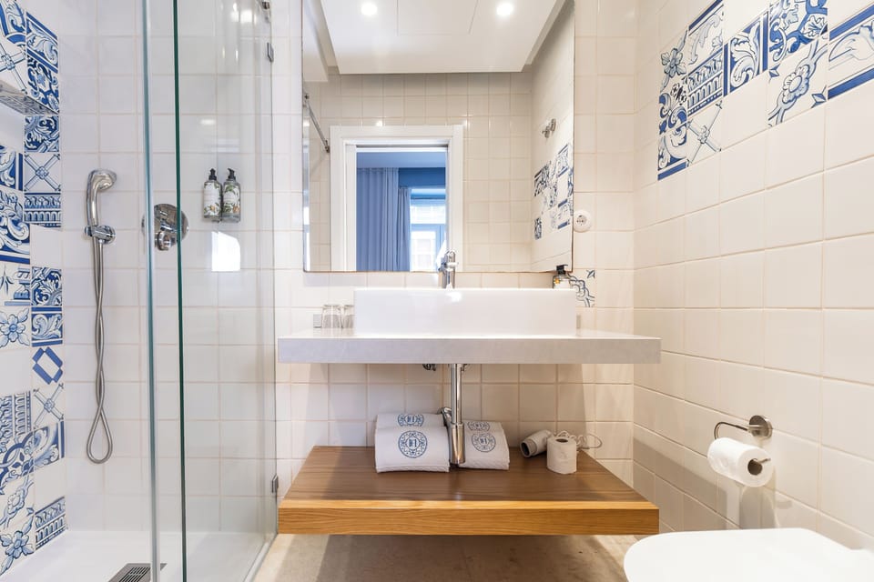 Free toiletries, hair dryer, bidet, towels