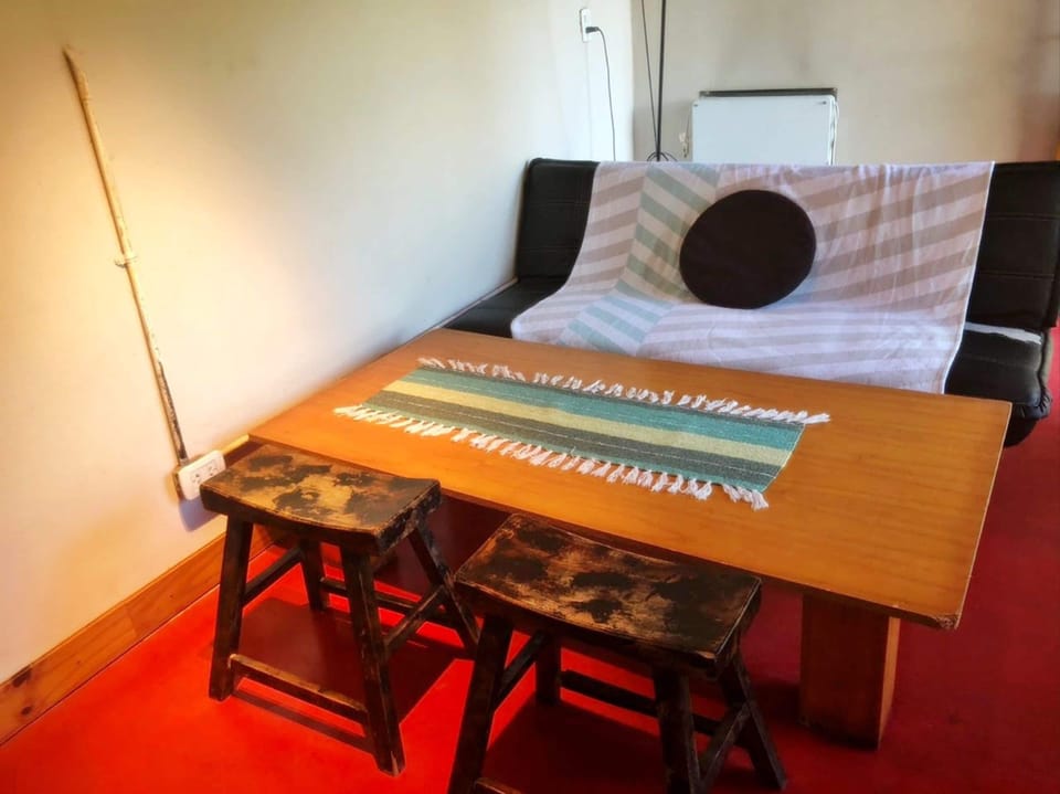 Standard Cabin, 1 Double Bed, Kitchen | Living area | Flat-screen TV