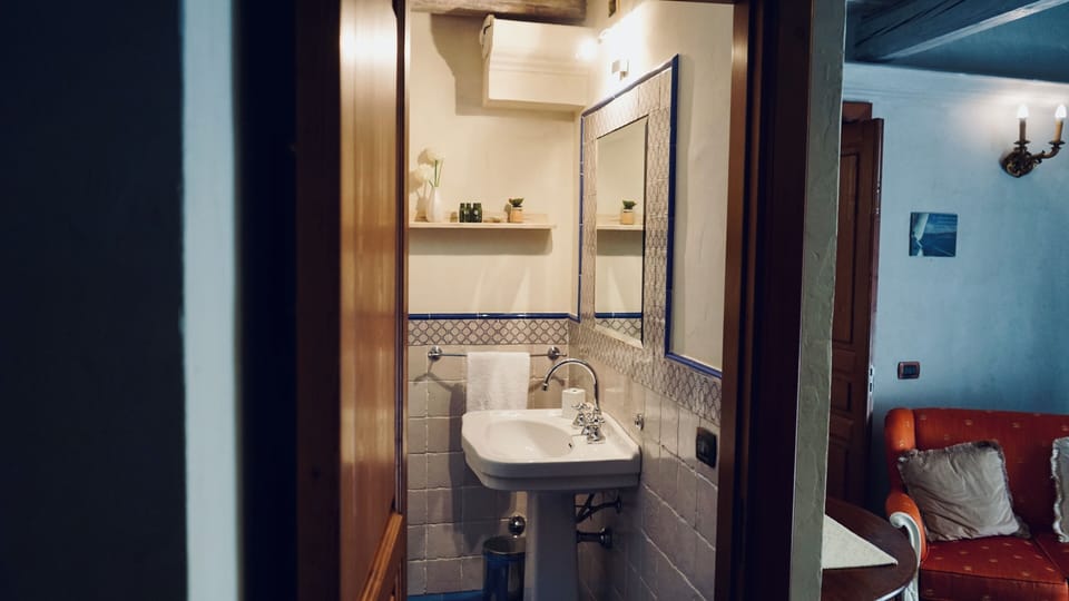 Suite | Bathroom | Shower, free toiletries, hair dryer, towels