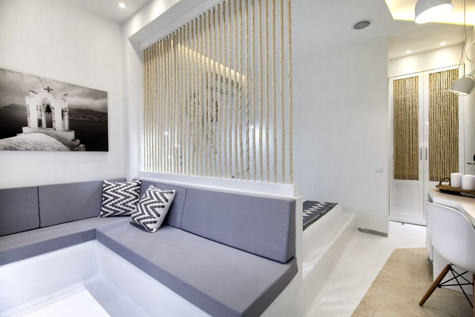 Superior Double Room (Deluxe) | Living area | 42-inch LED TV with satellite channels, TV