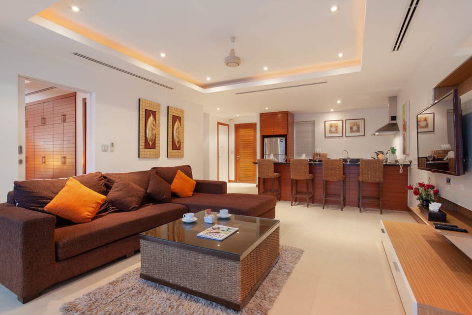 Duplex, 2 Bedrooms, Private Pool | Living area | Plasma TV, DVD player