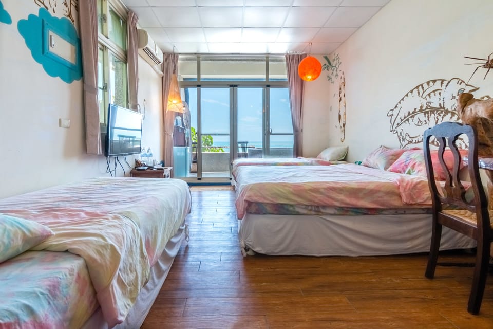 Quadruple Room, Balcony, Ocean View | Desk, soundproofing