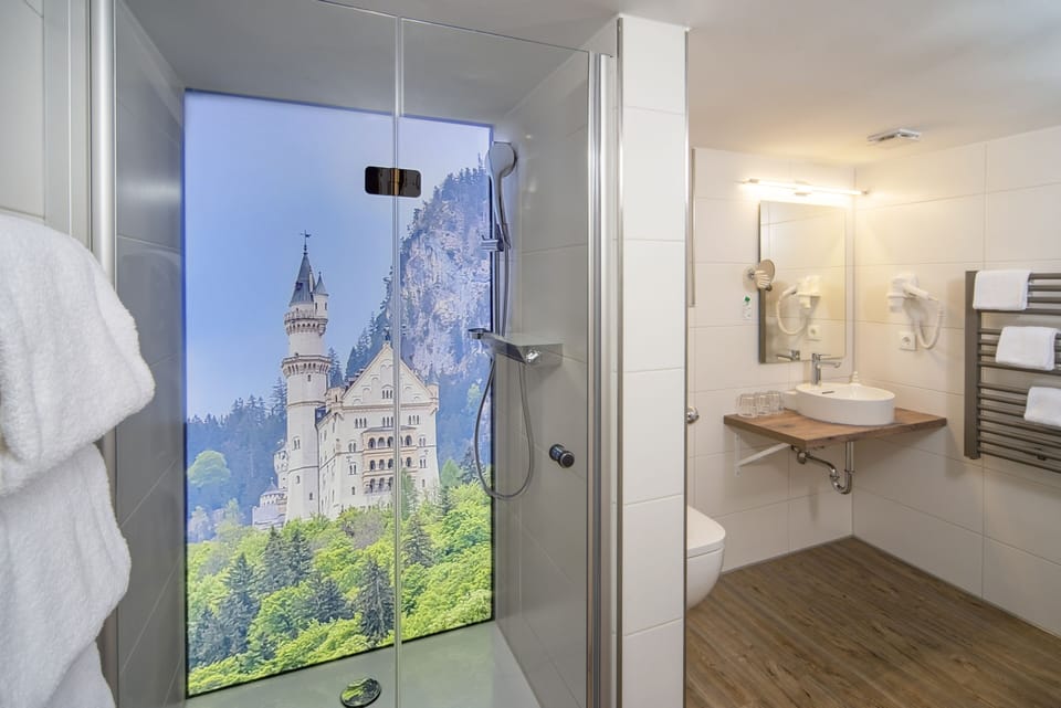 Classic Room, 2 Bedrooms, Non Smoking, Mountain View | Bathroom | Hair dryer, towels, soap, shampoo