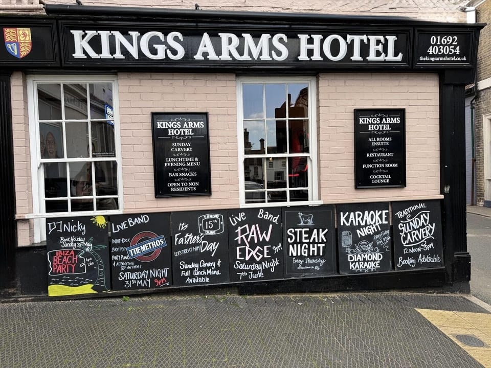 The Kings Arms Hotel in North Walsham