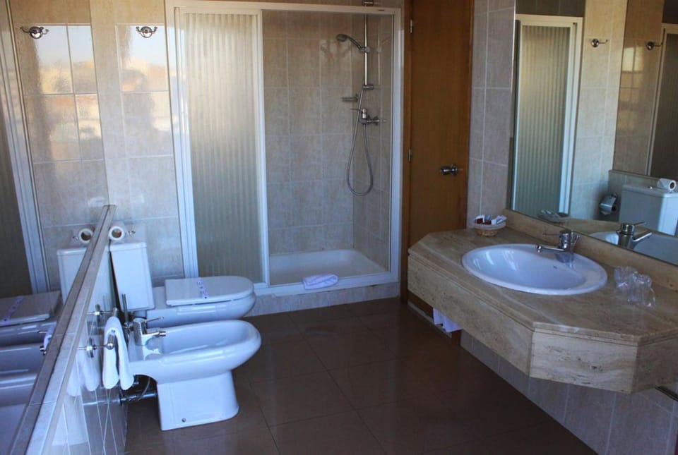 Double Room | Bathroom | Hair dryer, bidet, towels