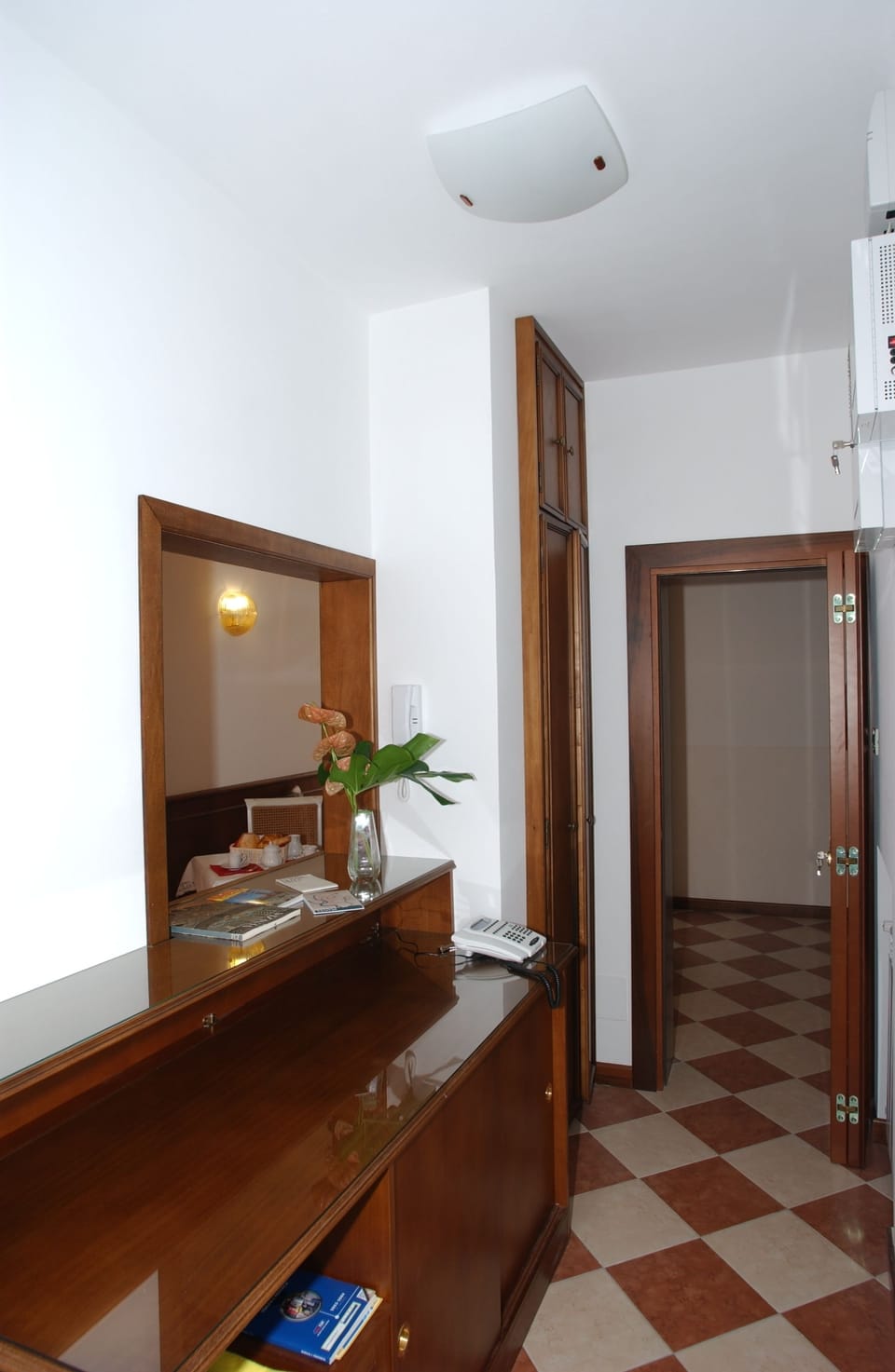 Interior entrance