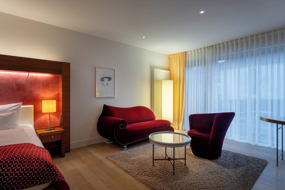 Superior Suite, Patio | Living area | Flat-screen TV, iPod dock