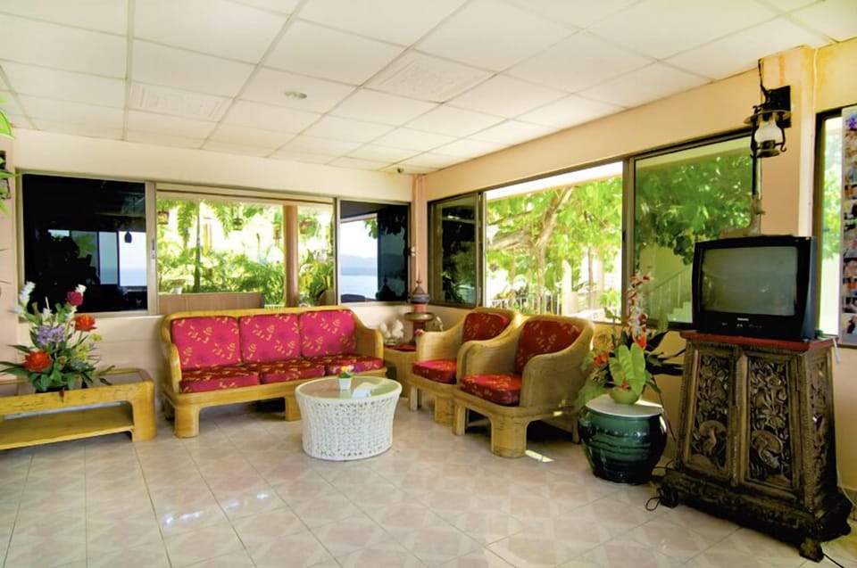 Lobby sitting area