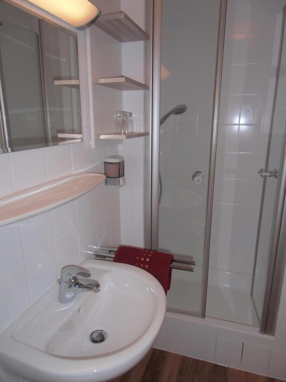Single Room | Bathroom | Shower, hair dryer, towels