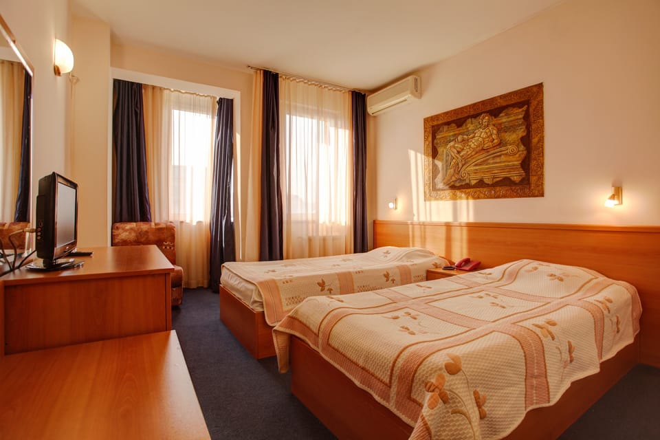 Standard Double or Twin Room | Minibar, in-room safe, iron/ironing board (on request), WiFi (free)