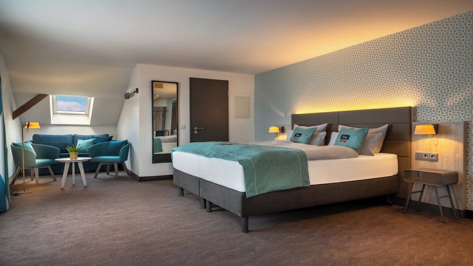 In-room safe, soundproofing, cribs (free), WiFi (free)