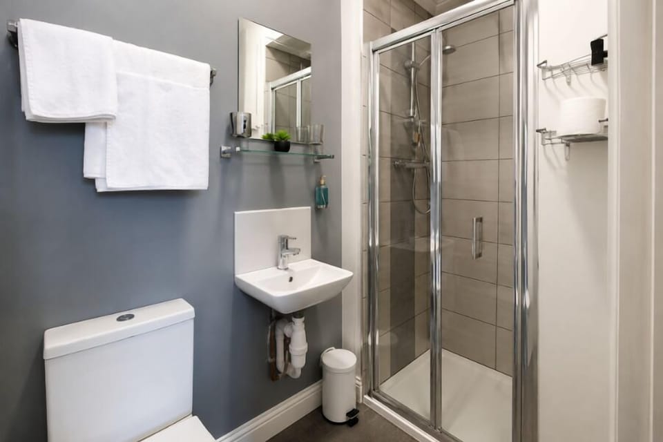 Free toiletries, hair dryer (on request), towels, toilet paper