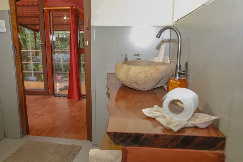Deluxe Cabin | Bathroom | Free toiletries, hair dryer (on request), towels, shampoo