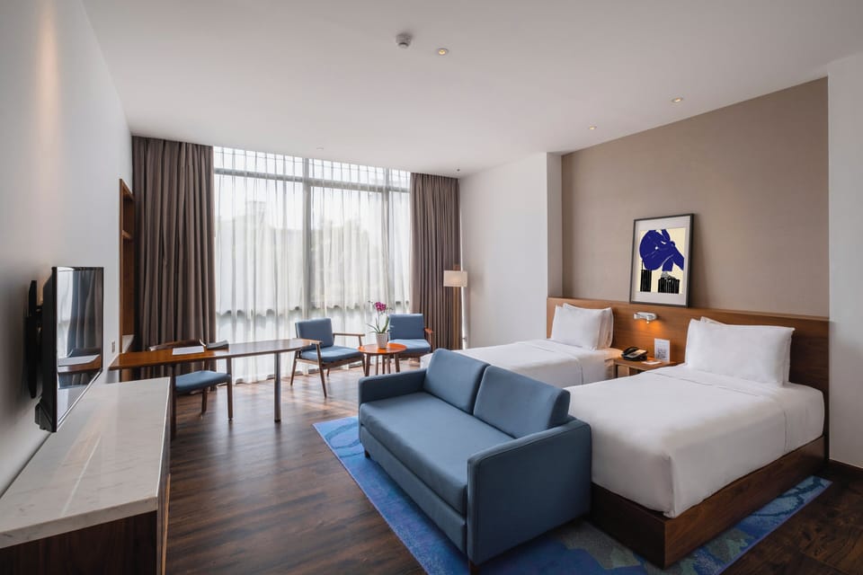 Executive Room, 2 Twin Beds | View from room
