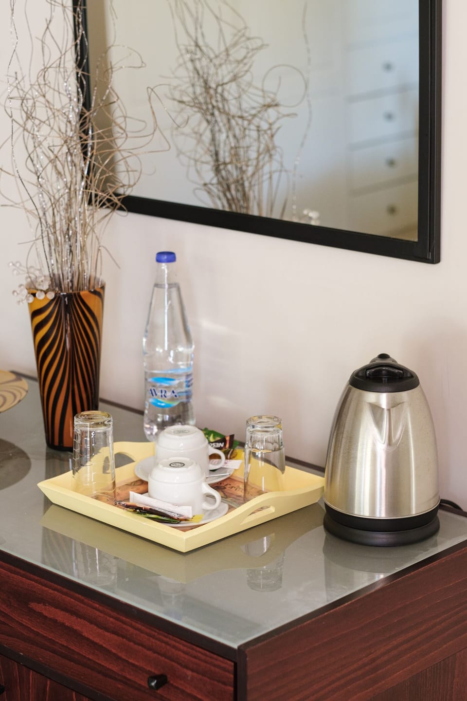 Desk, soundproofing, iron/ironing board, free WiFi