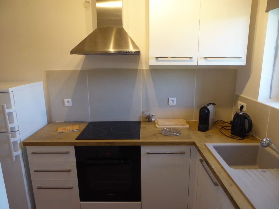 Apartment (Rabassier) | Private kitchen | Fridge, microwave, oven, coffee/tea maker