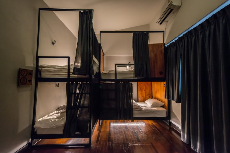 Basic Shared Dormitory, Shared Bathroom | Blackout drapes, iron/ironing board, free WiFi, bed sheets