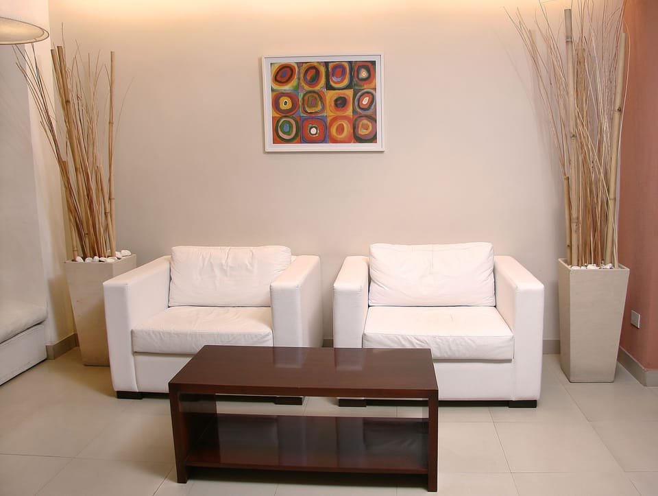 Lobby sitting area