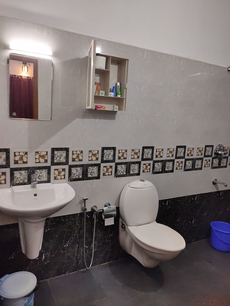 Family Double Room, 1 King Bed, Private Bathroom, River View | Bathroom | Shower, rainfall showerhead, bathrobes, slippers