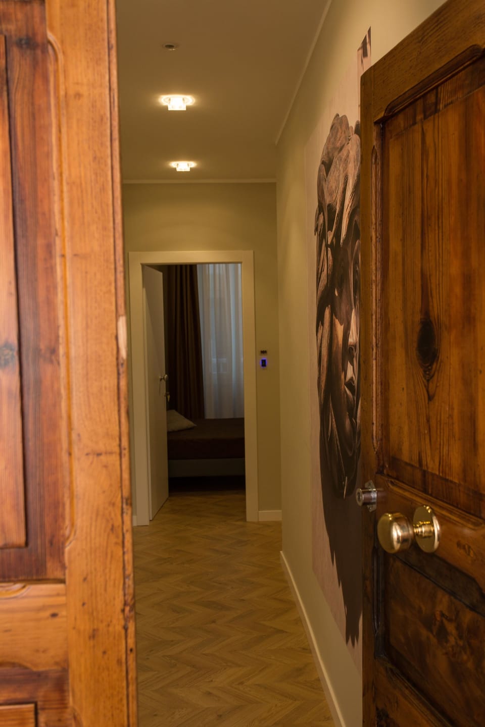 Interior entrance