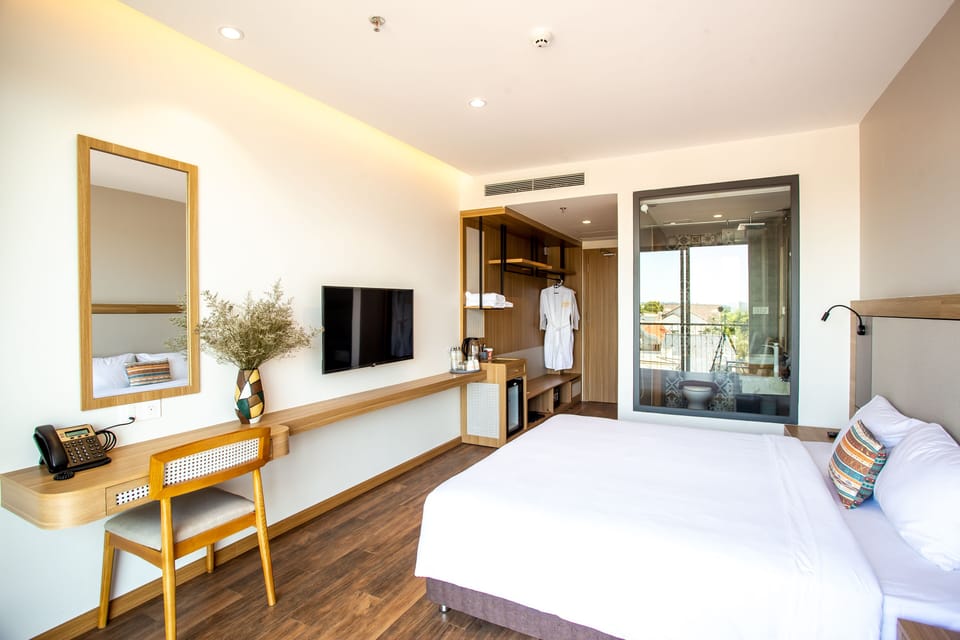Panoramic Double or Twin Room | Premium bedding, pillowtop beds, minibar, desk